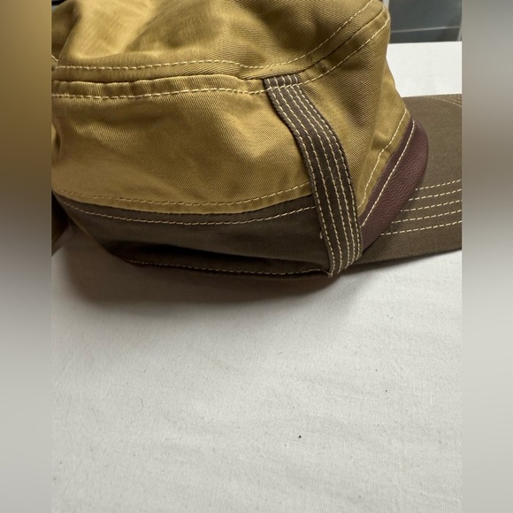 Gracehats Brown and Tan Men's Cadet Cap - Picture 7 of 10